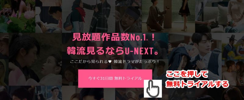 ボーイフレンドの動画無料視聴方法U-NEXT